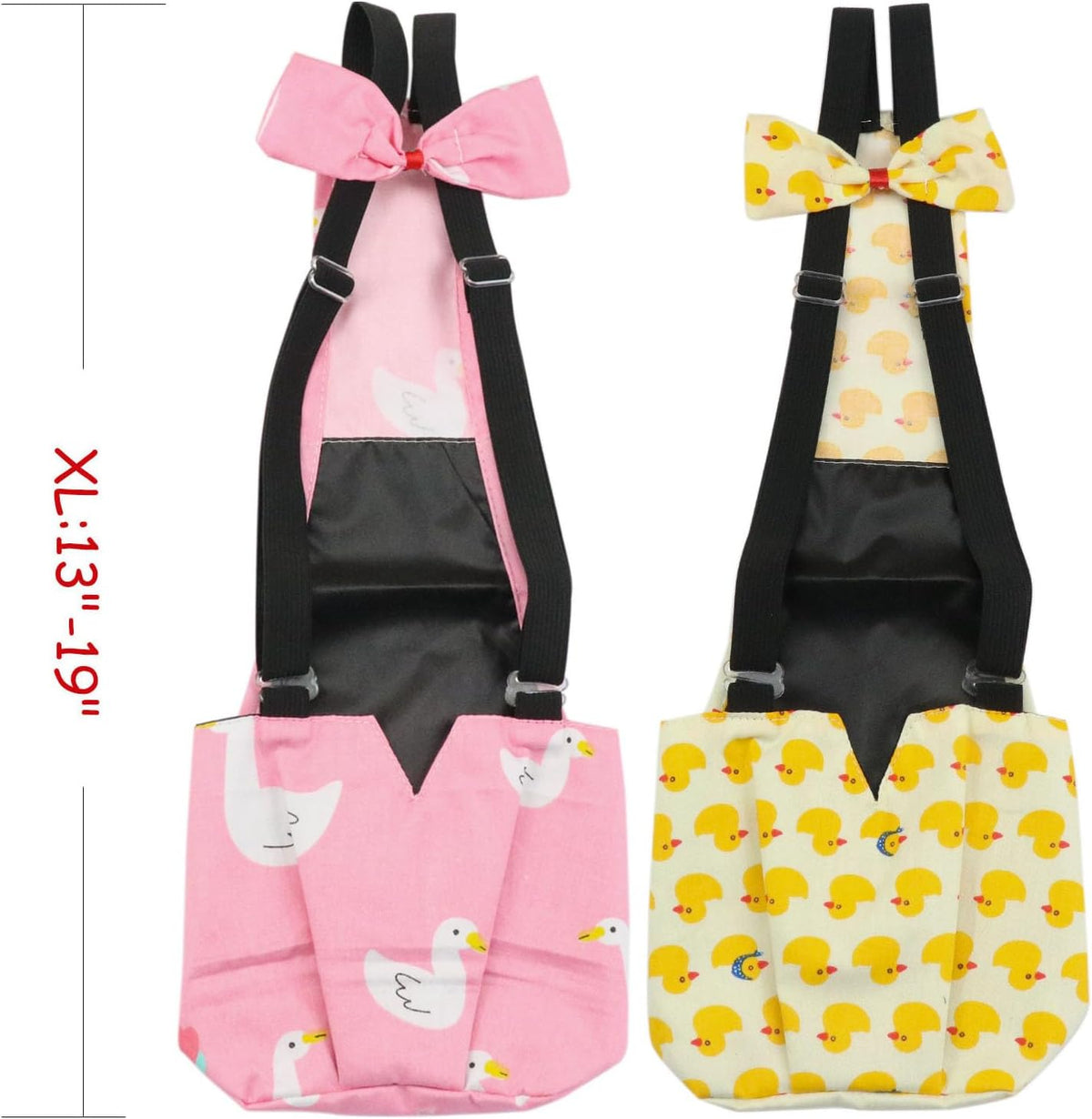 BestParts reusable duck diaper showing waterproof inner lining