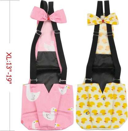 BestParts reusable bird diaper displaying the waterproof inner pouch liner details.