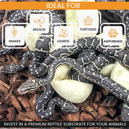 Eco friendly triple washed premium coconut chip bedding for tortoises and turtles