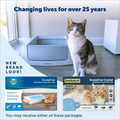 Authentic PetSafe ScoopFree litter tray refill packaging