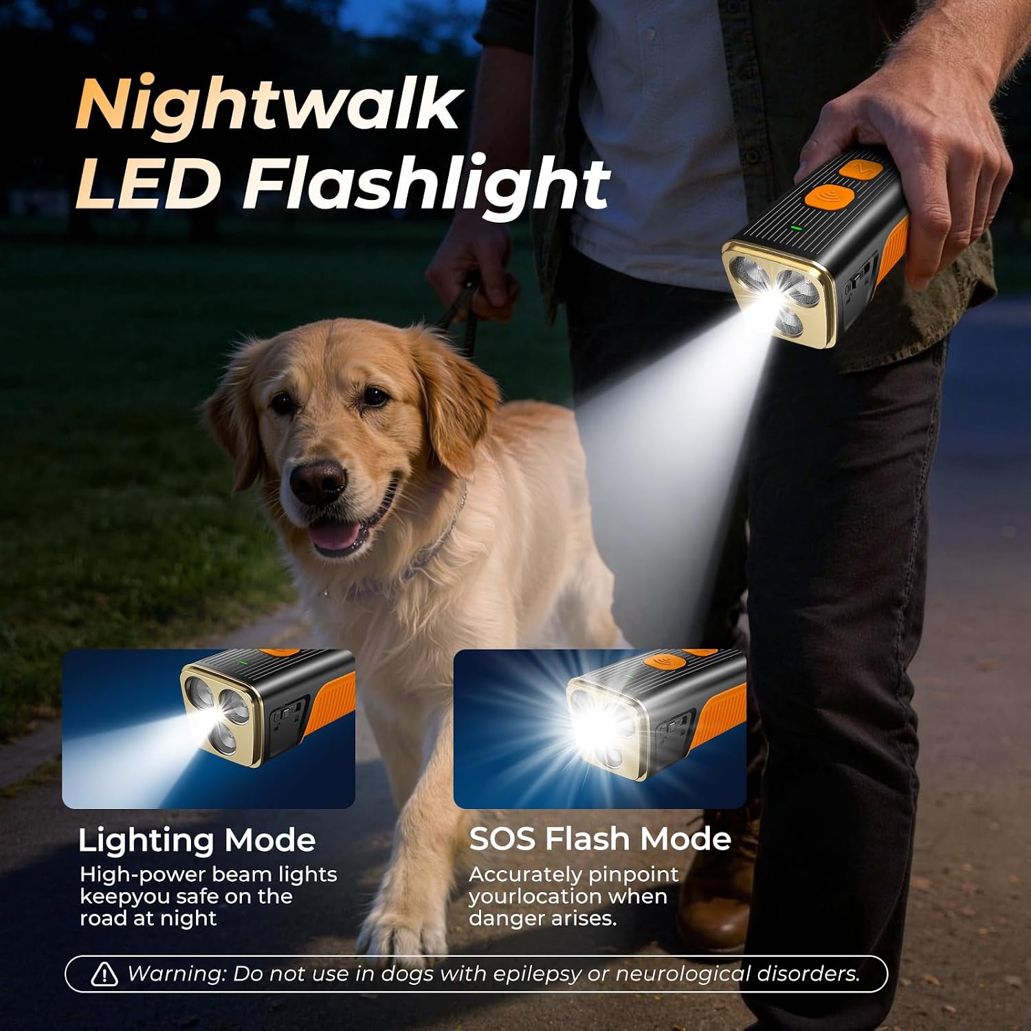 Humane dog training device with USB charging port
