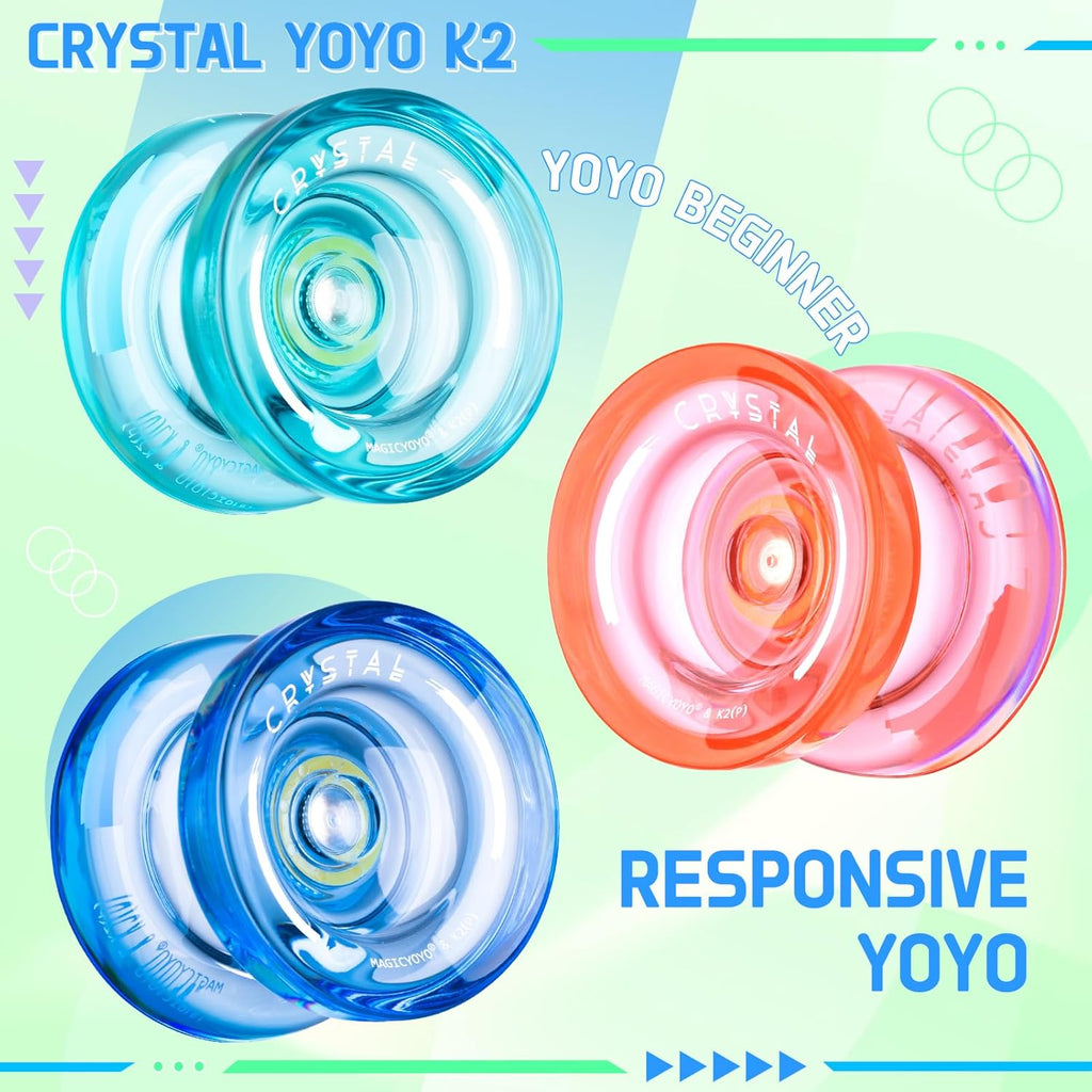 Professional bearing removal tool interacting with a colorful MAGICYOYO trick toy mechanism.