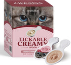 Variety of Petphabet cat treat flavors in spoon containers