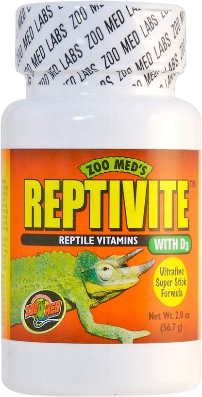 Zoo Med Reptivite Reptile Vitamins 2 Ounce bottle front view