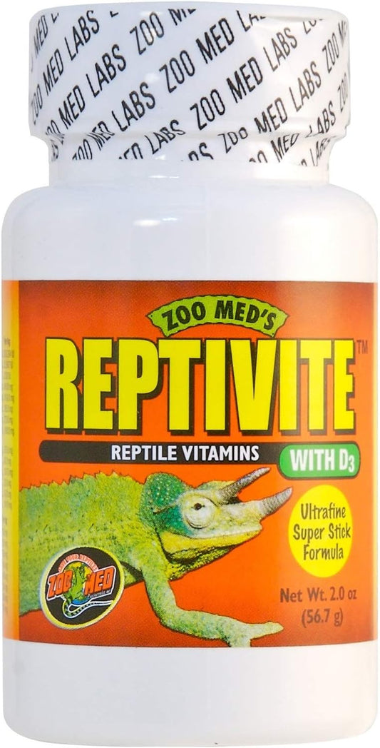Zoo Med Reptivite Reptile Vitamins 2 Ounce bottle front view