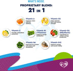 Dropper application of liquid multivitamin for dog