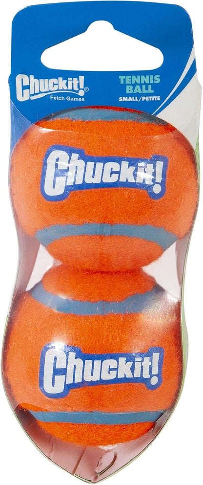 Side profile of Chuckit! 3 inch ball with logo