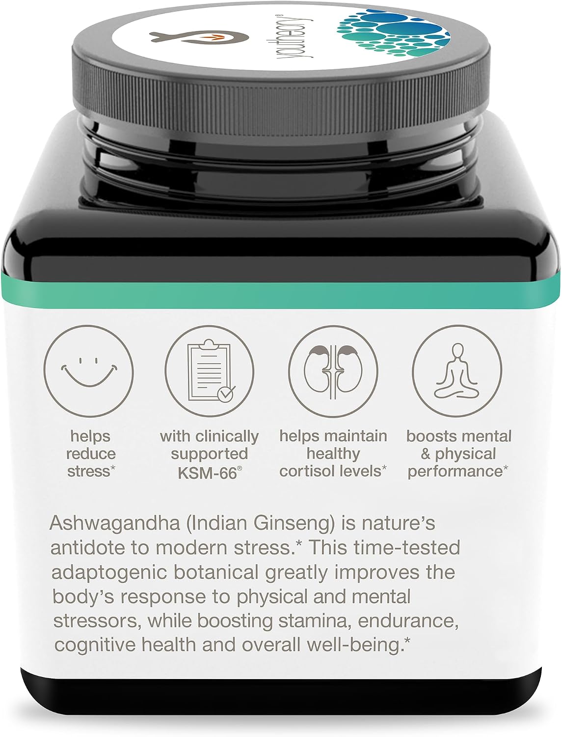 Youtheory Ashwagandha, 1,000 mg, 60 Vegetarian Capsules, 30-Day Supply - Image 8