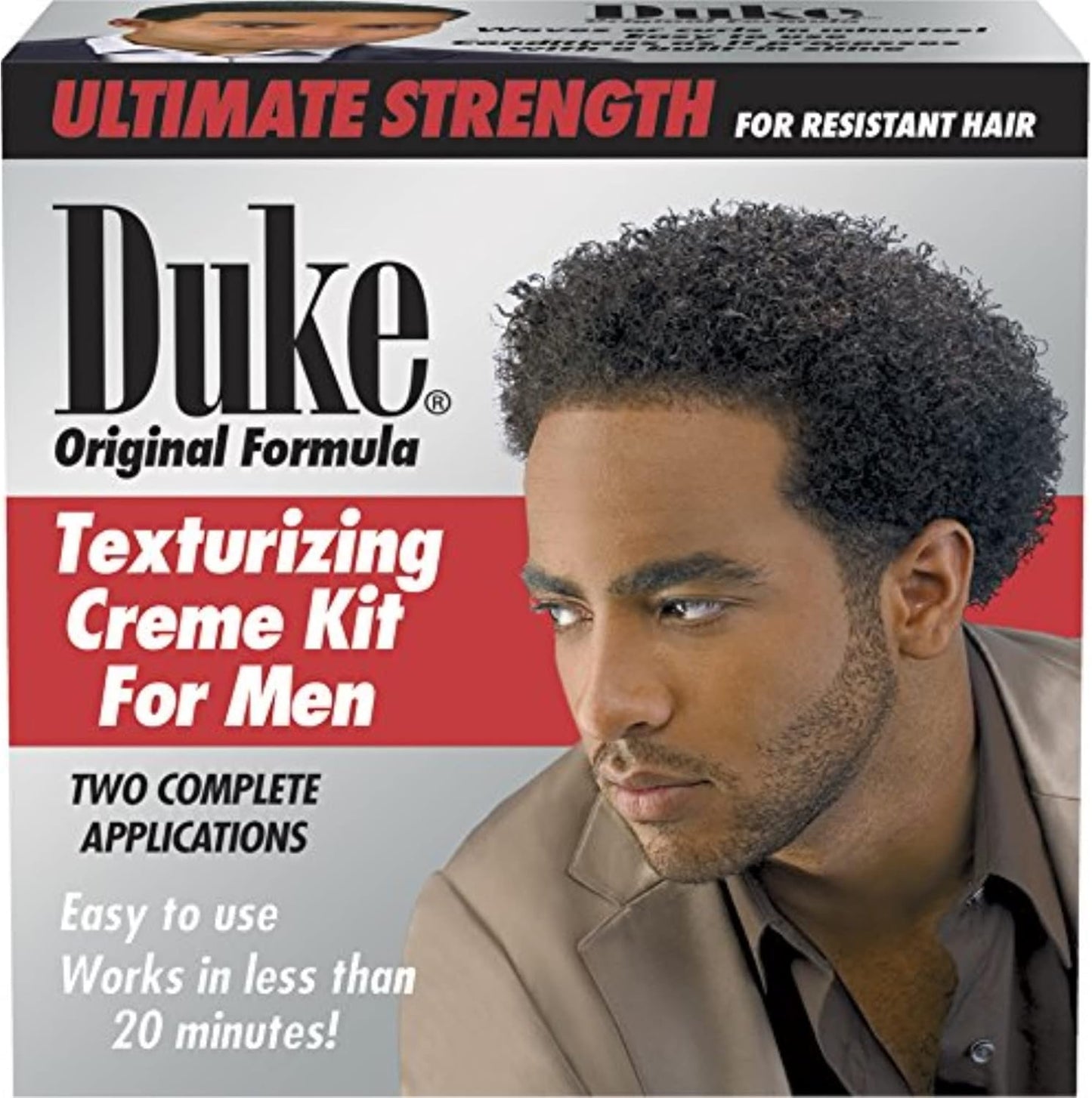 Duke Texturizing Creme Kit Ultimate Strength two application box front view