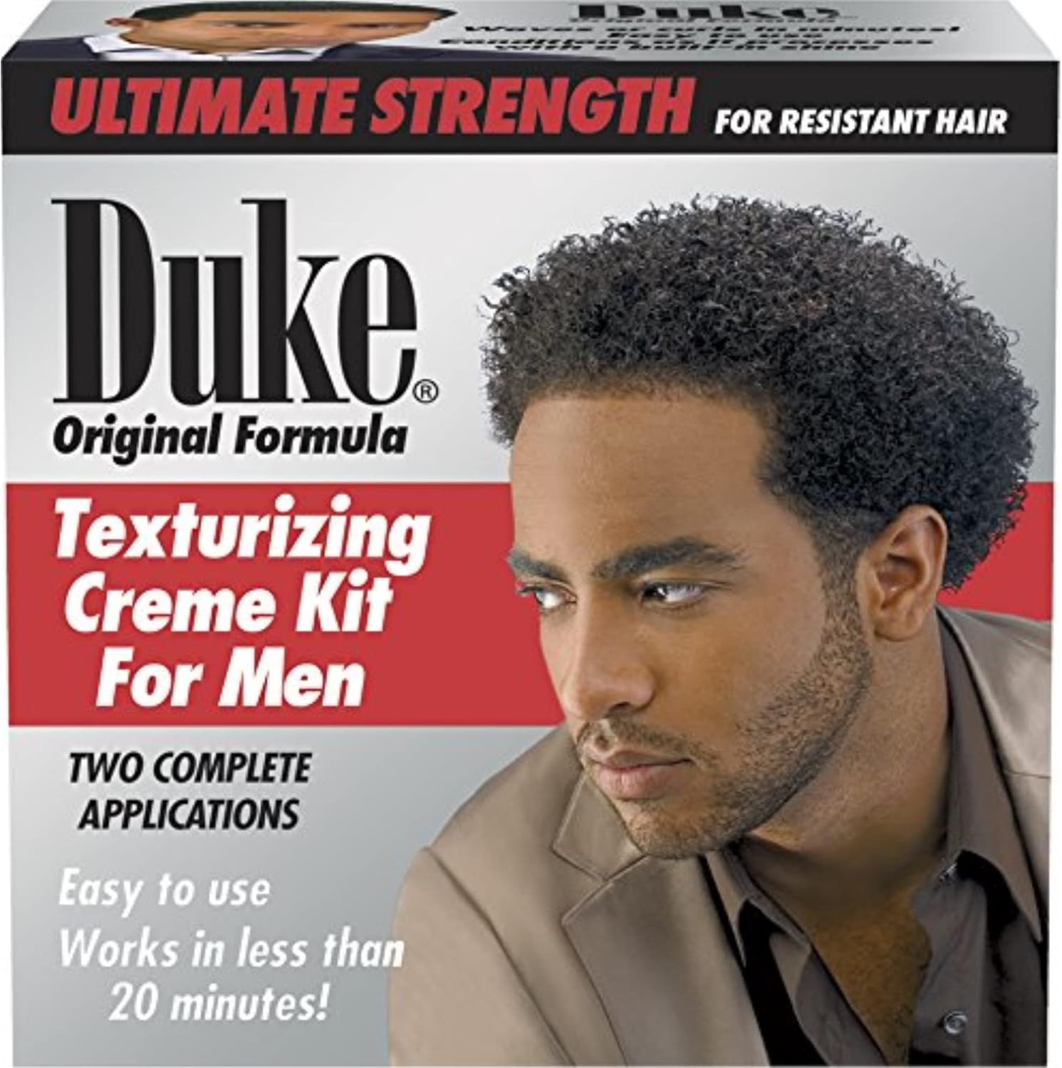 Duke Texturizing Creme Kit Ultimate Strength two application box front view