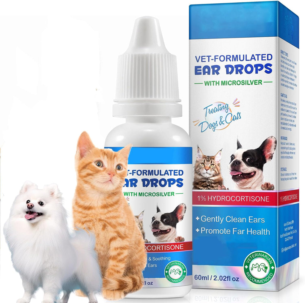 Navna pet healthcare ear mite treatment bottle isolated