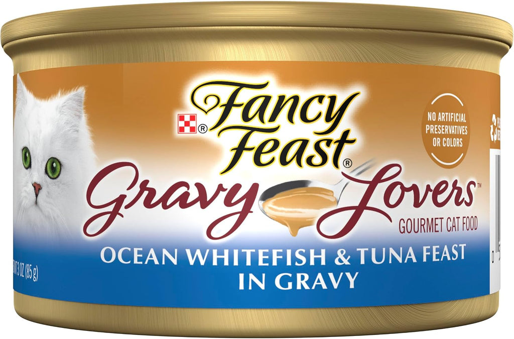 Purina Fancy Feast Seafood Classic Pate Variety Pack, 3 oz Cans, 30-Pack - Image 14