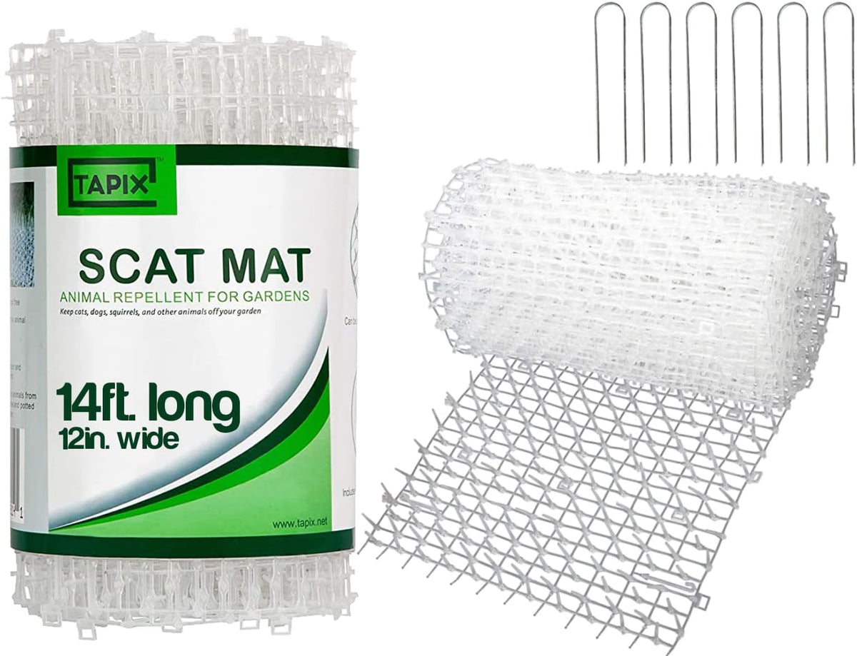 Full length view of the Tapix 8 foot anti cat network roll