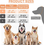 Dog Ear Muffs Noise Protection, No-Shake Ear Wrap for Hematoma Care, Bathing, Drying, Swimming & Noise Anxiety Relief (Rose Red, Small) - Image 7
