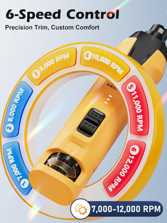 Casfuy electric pet nail trimmer with dust collector cap