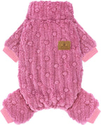 XPUDAC Dog Sweater Fleece Dog Pajamas Pjs for Small Medium Dogs Girl Boy Cute Turtleneck Doggy Winter Clothes Puppy Onesies Outfits for Chihuahua Yorkie, Grey XXS - Image 12