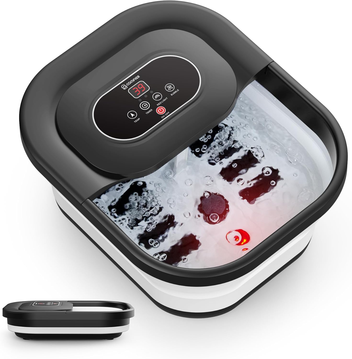 Comfier collapsible foot spa bath massager front view
