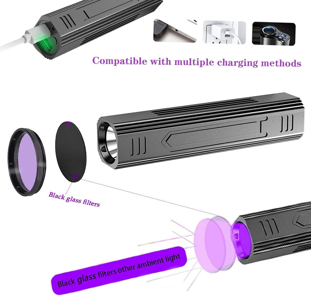 Denlydom rechargeable doctor pet urine detector compact body with USB charging indicator.