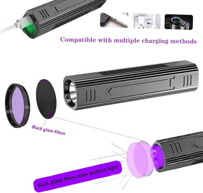 Denlydom rechargeable doctor pet urine detector compact body with USB charging indicator.