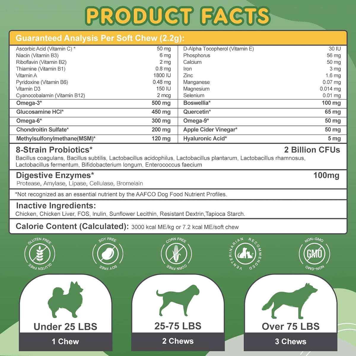 Nature Target multivitamin jar showing 120 soft chews count