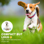 Rust resistant metal pet pendant tracker for dogs and cats