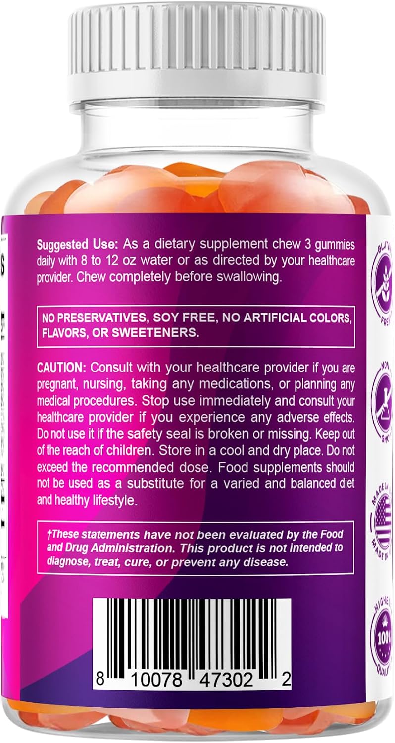 Vitamatic Extra Strength Prebiotic 7g Fiber, 60 Gummies - 2 Pack - Image 9