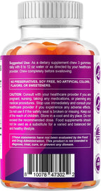 Vitamatic Extra Strength Prebiotic 7g Fiber, 60 Gummies - 2 Pack - Image 9