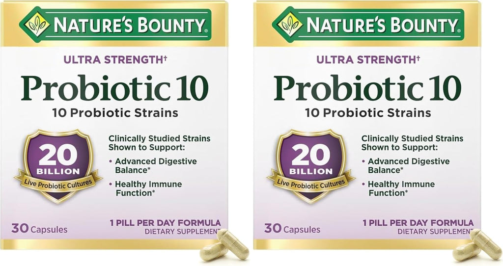 Nature's Bounty Probiotic 10 Daily Probiotic Supplement, 30 Capsules - Image 9