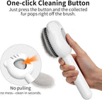 Close up of Ziofy pet hair brush bristles
