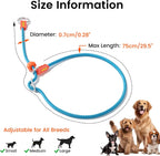 Side profile of HowGo no pull training collar for dogs