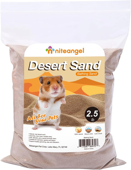 Close up of Niteangel natural desert bath sand texture