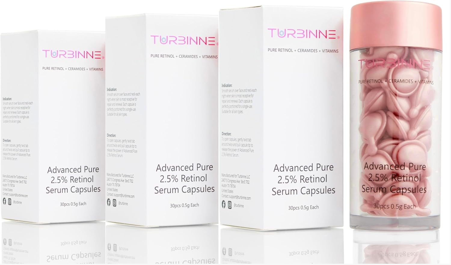 Pure 2.5% Retinol Serum Capsules. Look 5 Years Younger In 30 Days. Powerful Anti -Aging, Deep Hydration, Brightening, Reduce Acne, Dark Spots & Wrinkles (30 Count) - Image 11