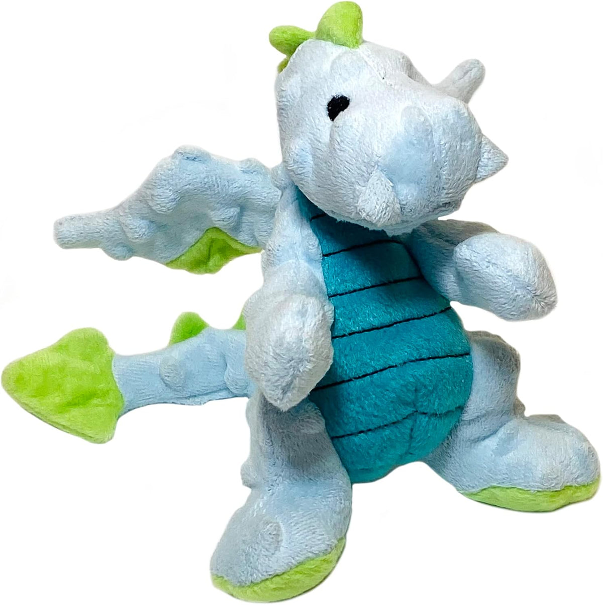 goDog Bubble Plush Dragons Squeaky Dog Toy, Chew Guard Technology - Coral, Large - Image 12