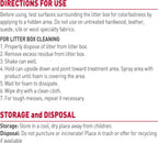Safe pet safe cleaning formula aerosol can back label instructions display