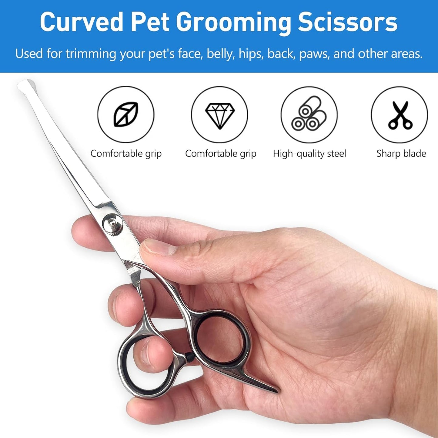 Jaasuee pet home grooming tools highlighting the adjustable tension screw mechanism