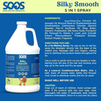 Refillable solution for pet salons showing bulk 4 Liter bottle dimensions