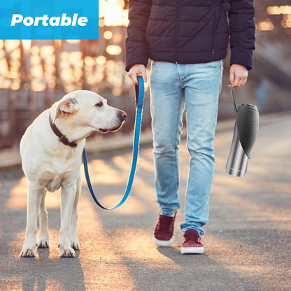Stainless steel double wall vacuum pet travel bottle for hiking and walking