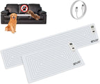 SEERWAY Scat Pet Shock Mat 2 Pieces in Different Size, Shock Pads for Dogs and Cats Training Indoor, Electric Repellent Mat Keeps Pets Off Couch, Sofa, Countertop, 3 Modes (60"x12"+22"x14") - Image 9