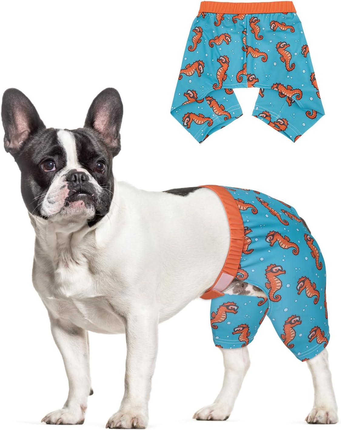 CuteBone Dog Swim Trunks Swimsuit Durable & Comfortable - Quick-Dry, Adjustable Waistband Shorts, UV Protection Bikini- Perfect for Beach, Pool & Outdoor Fun, Hawaii DST03M - Image 14