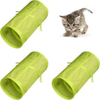 iCAGY Cat Tunnel for Indoor Cats Interactive, Rabbit Tunnel Toys, Pet Toys Play Tunnels for Cats Kittens Rabbits Puppies Crinkle Pop Up Sky Blue 20" - Image 10
