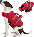Queenmore Small Dog Life Jacket for Swimming, Boating & Beach, High-Visible Ripstop Lightweight Pet Life Vest with Rescue Handle & Leash Hook for Puppies 8-15 lbs, Orange - Image 11