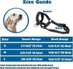 Side view of Wintchuk dog head halter showing reflective stitching