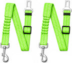 Dog Seat Belt 2Pcs, Retractable Pet Car Harness, Adjustable Dog SeatBelts for Vehicle, Nylon Pet Safety with Elastic Bungee (Black) - Image 14