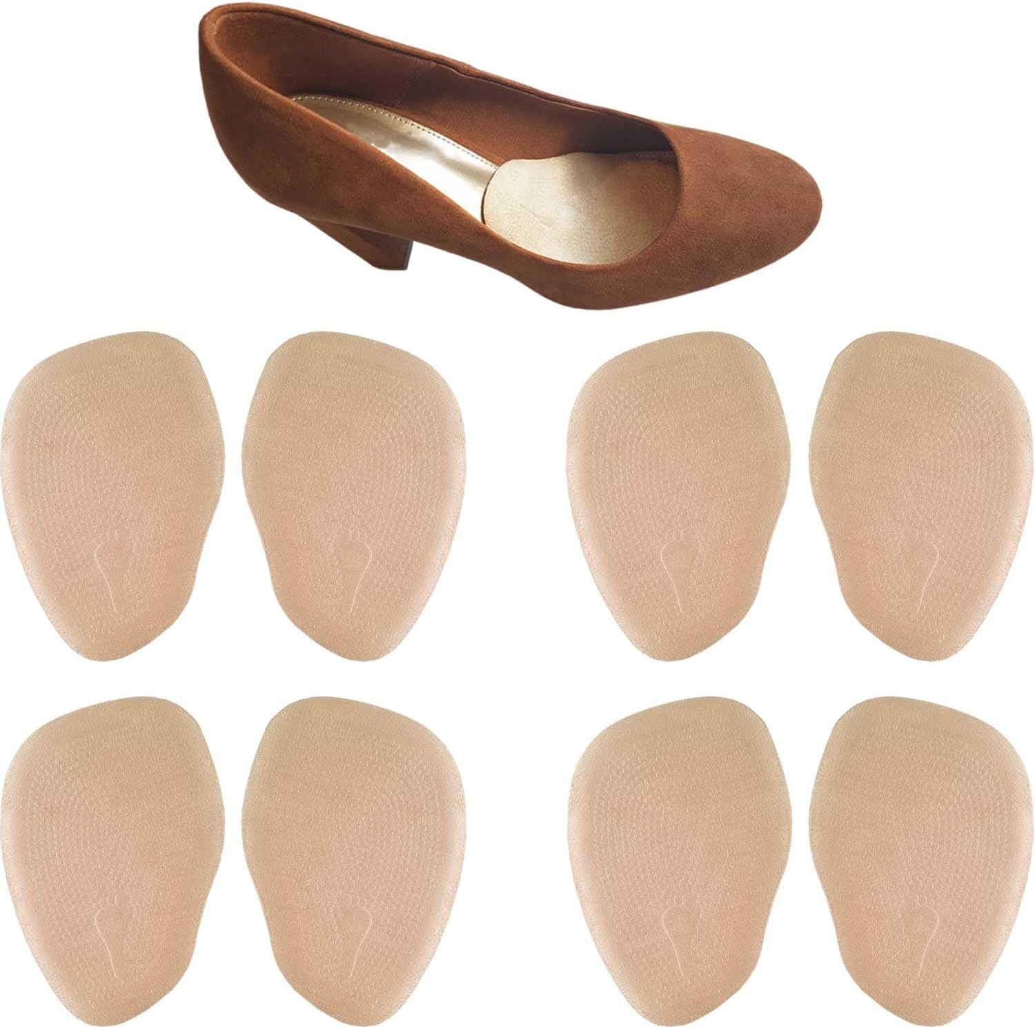 Chiroplax high heel cushion inserts front view for metatarsal pain relief
