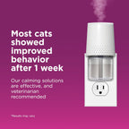 Demonstration of proper upright wall outlet placement for pet calming