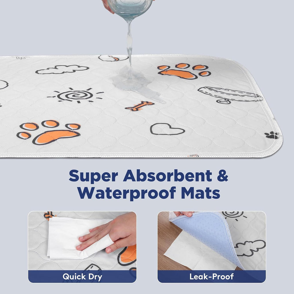 Close up of Furtime reusable puppy training pad texture