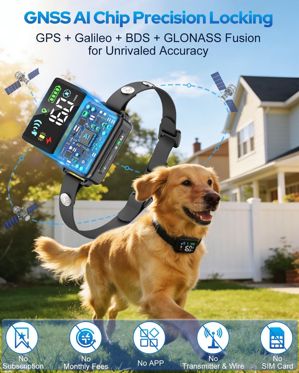 Authentic imported pet containment system packaging layout with all included accessories neatly arranged on a clean surface.