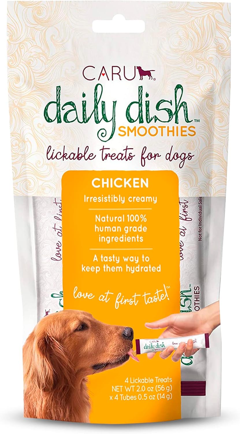 Full set of 6 pouches of Caru dog treats