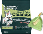 Sprinkle & Sweep: Pet Mess & Odor Cleanup - 15oz Bag - Dog Accident & Mess Clumping Powder, Remove Pee-Poop-Vomit from Hard Surfaces, Ultra-Absorbent - Image 12