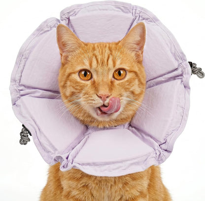 Cat Cone Collar Soft, Adjustable Elizabethan Collar for Cats to Stop Licking, Comfortable Lightweight Kitten Cone for Wound Healing and Surgery Recovery,S - Image 13